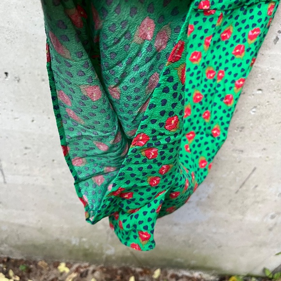 ZARA Trafaluc Collection Romper, Green Floral, XS - Picture 8 of 13